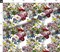 Bright Flowers Floral Botanical Antique Vines Spring Custom Printed Fabric by Spoonflower Various Fabrics by the Yard or Fat Quarter